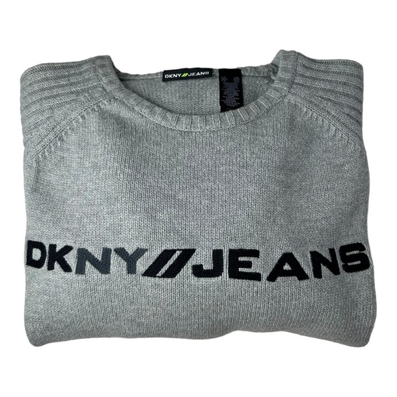 DKNY JEANS Men’s Logo Embroidered Sweater Size XXL - Picture 5 of 11